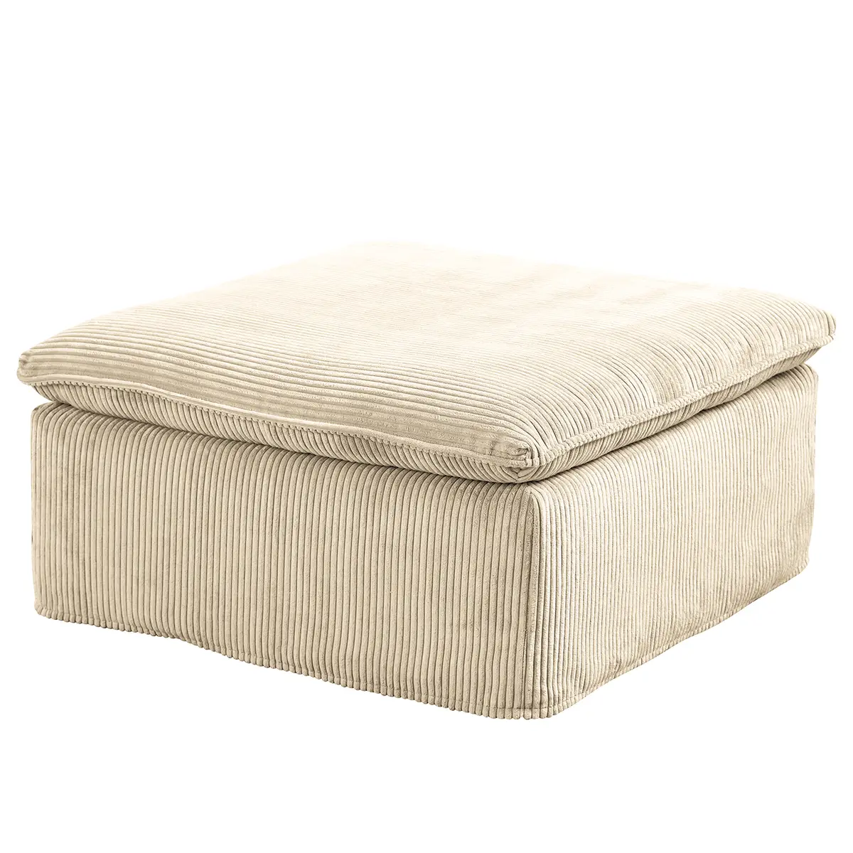 Polsterhocker Zuri | Beige