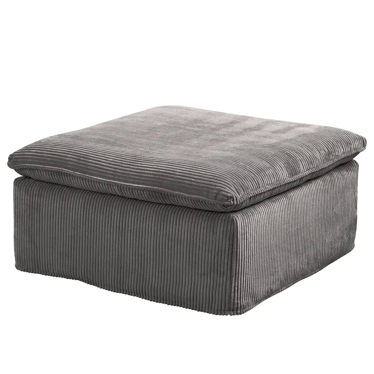 Polsterhocker Zuri | Grau