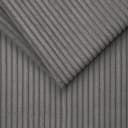 Wechselbezug Polsterhocker Grau Cordstoff Zuri | Grau