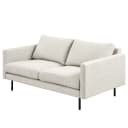 2-Sitzer Sofa Beige Strukturstoff Foxy | Beige