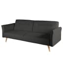 Schlafsofa Asbro | Schwarz