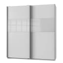 Schwebetürenschrank Bramfeld 1 135cm Weiß/Weiß | Weiß