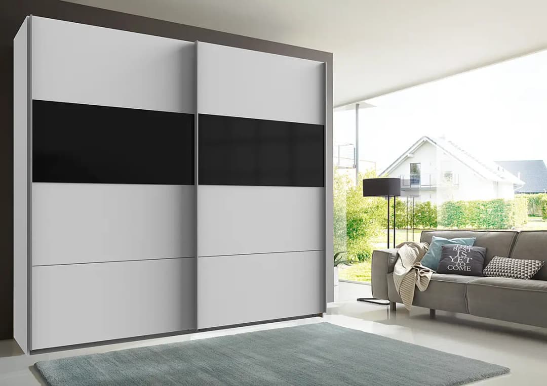 Schwebetürenschrank Bramfeld 2 | Weiß