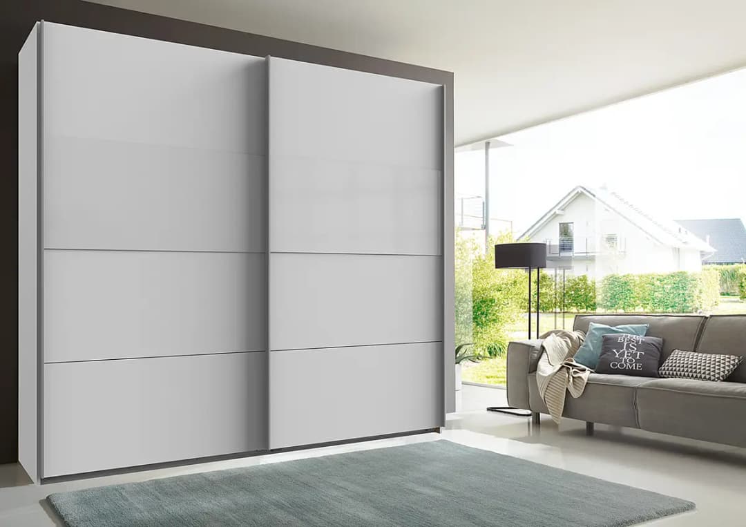 Schwebetürenschrank Bramfeld 2 | Weiß