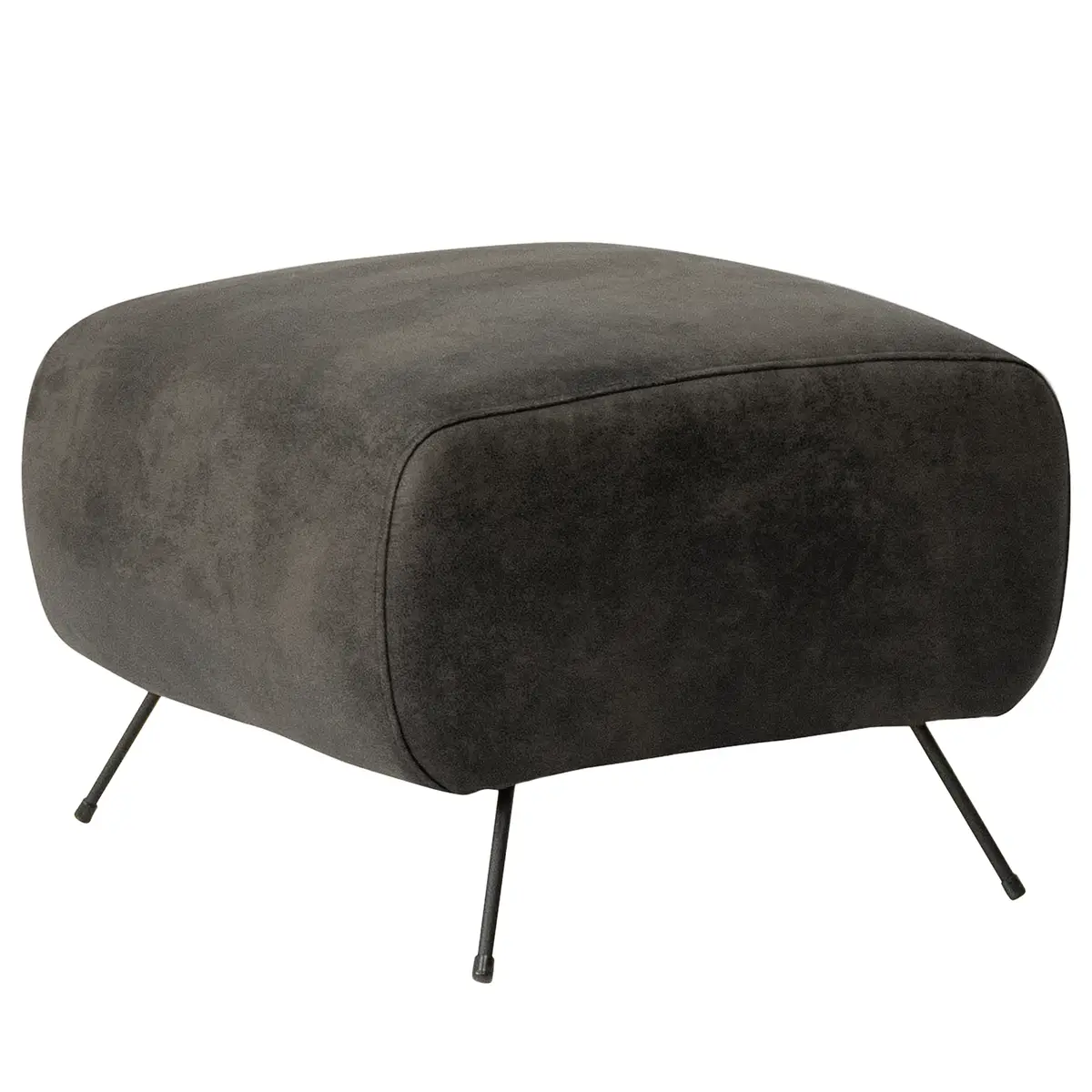 Polsterhocker Vains | Grau