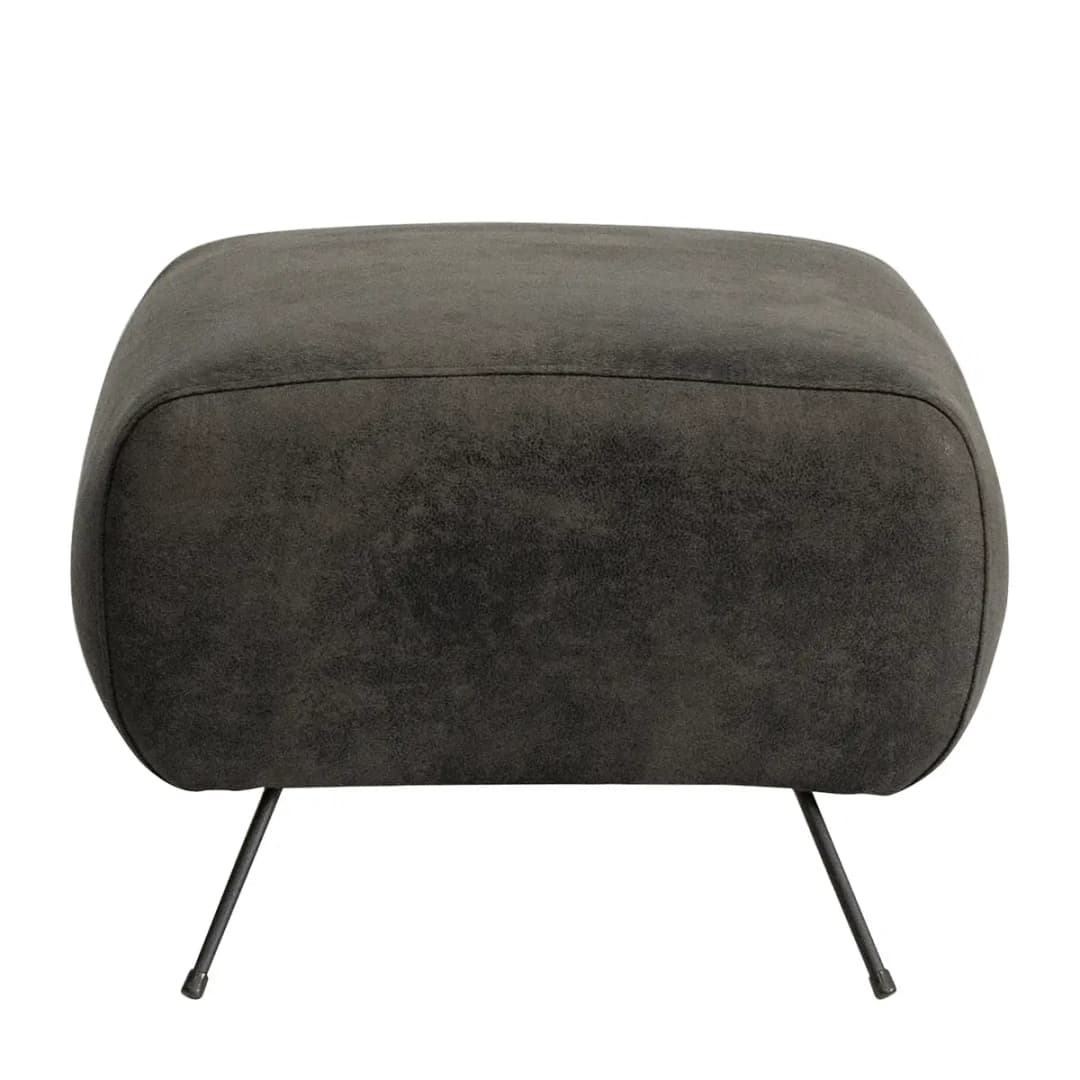Polsterhocker Vains | Grau