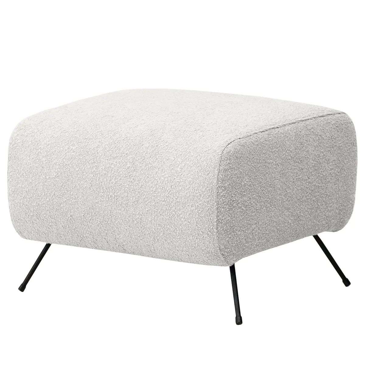 Polsterhocker Vains | Grau
