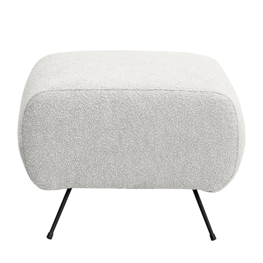 Polsterhocker Vains | Grau