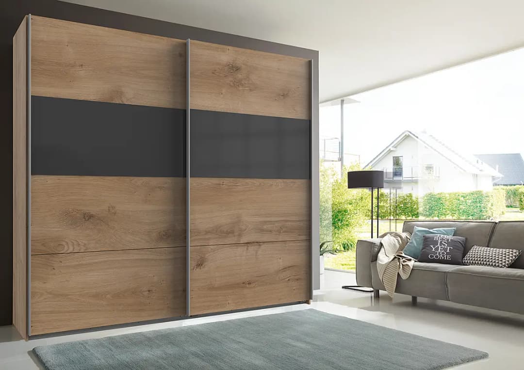 Schwebetürenschrank Bramfeld 2 | Braun