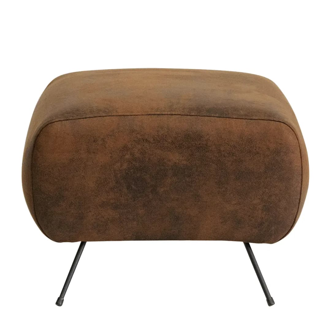 Polsterhocker Vains | Braun