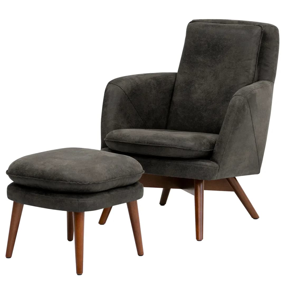 Polsterhocker Himos | Grau