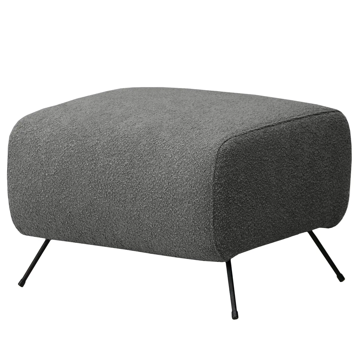 Polsterhocker Vains | Grau