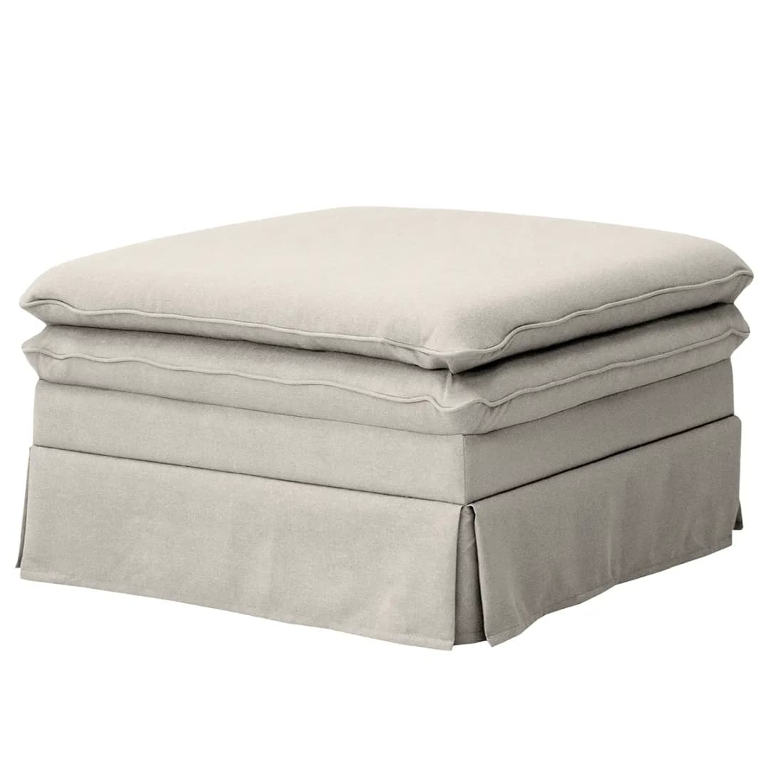 Polsterhocker Dailman | Grau