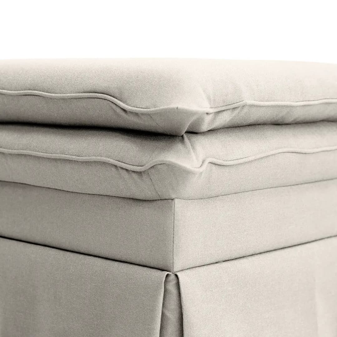 Polsterhocker Dailman | Grau