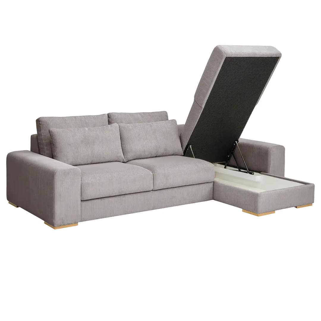 Ecksofa Gurabo | Grau