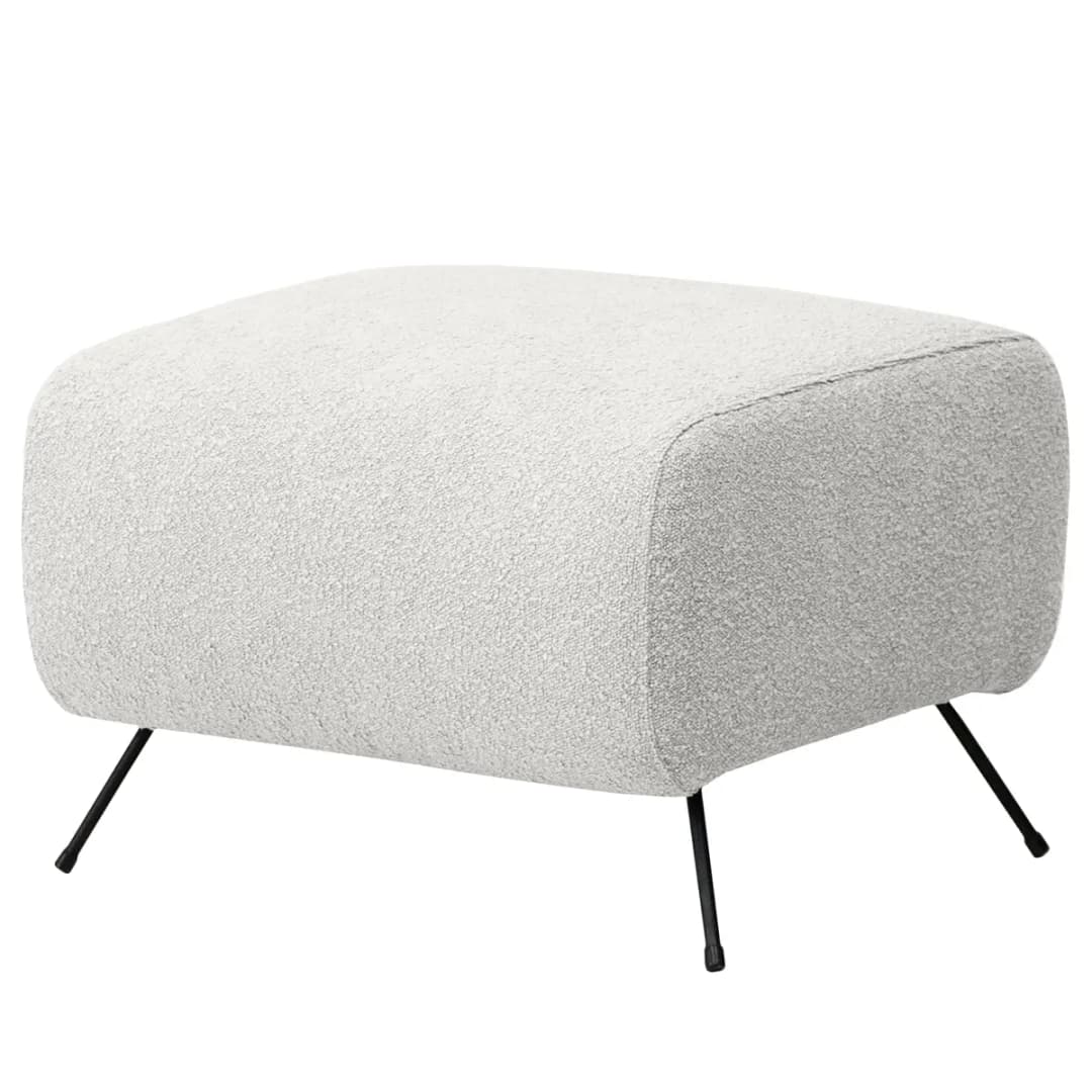 Sessel Vains mit Hocker | Grau