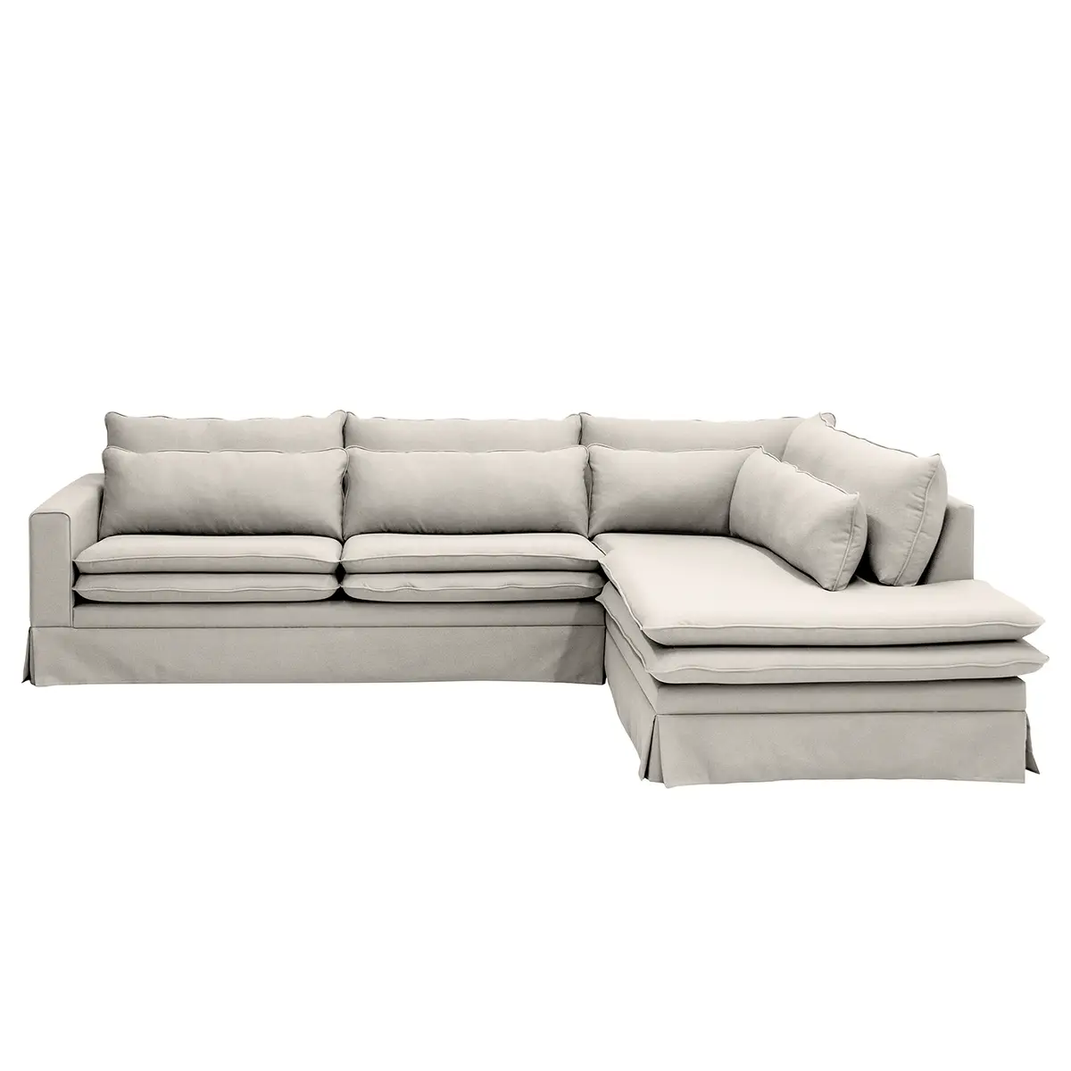 Ecksofa Dailman | Grau