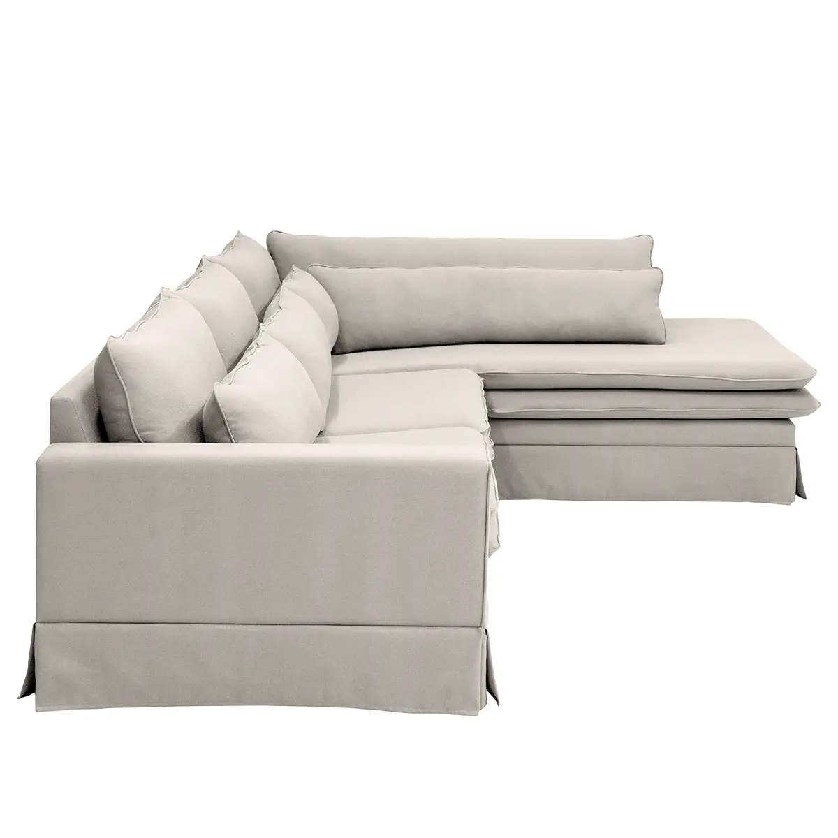 Ecksofa Dailman | Grau