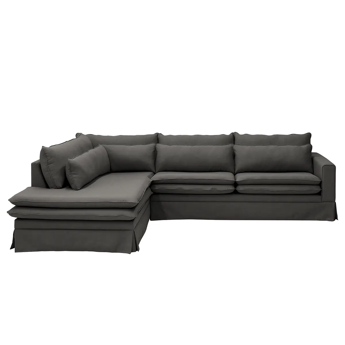 Ecksofa Dailman | Grau