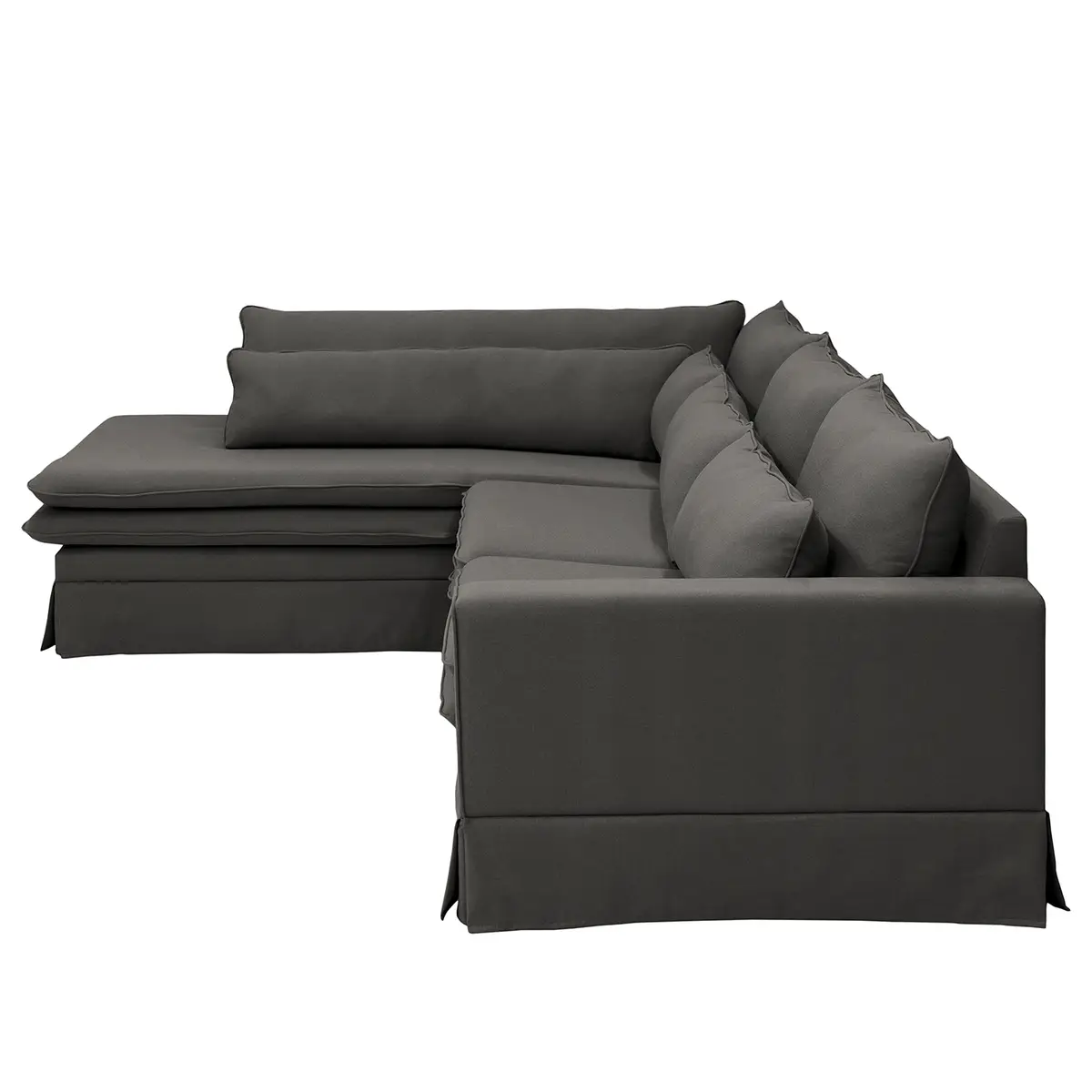 Ecksofa Dailman | Grau