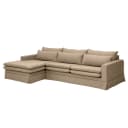Ecksofa Dailman Longchair | Braun