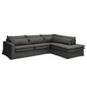 Ecksofa Dailman | Grau