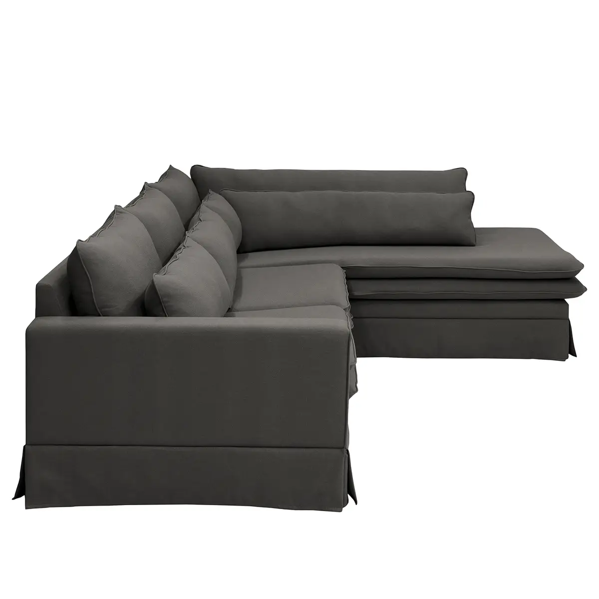 Ecksofa Dailman | Grau