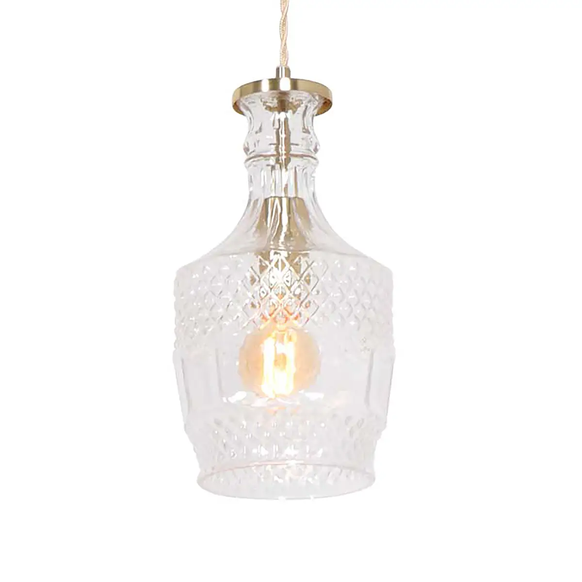 Pendelleuchte Grazioglass | Gold