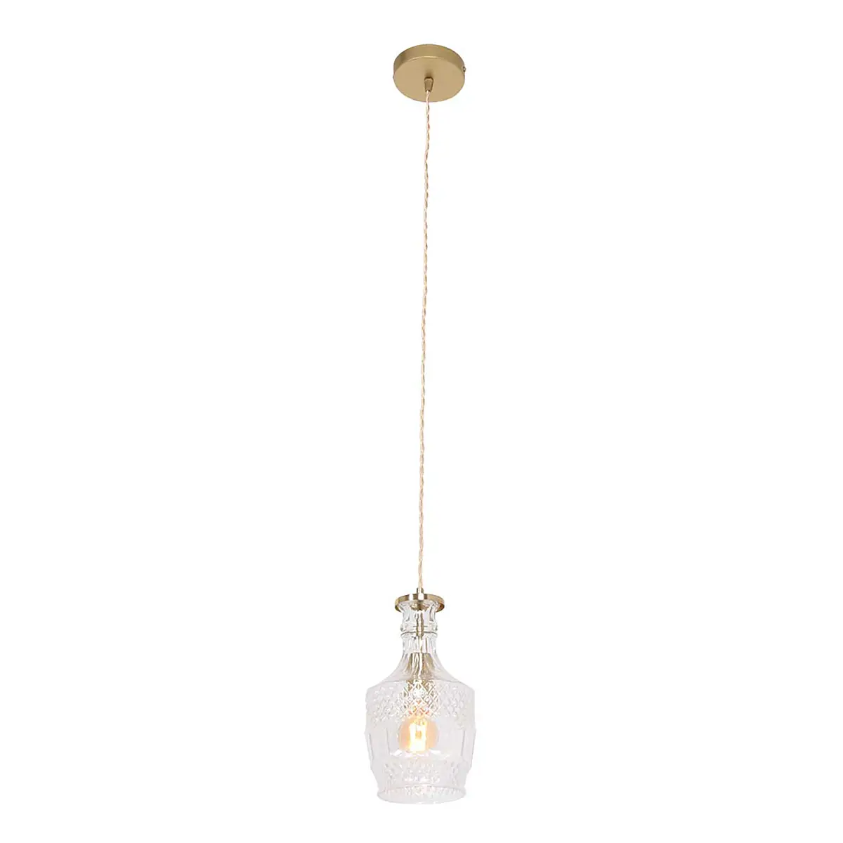 Pendelleuchte Grazioglass | Gold