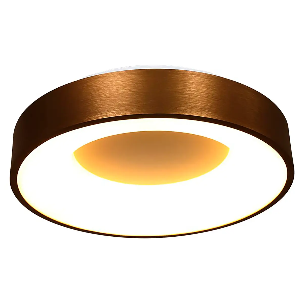 LED-Deckenleuchte Ringlede | Kupfer