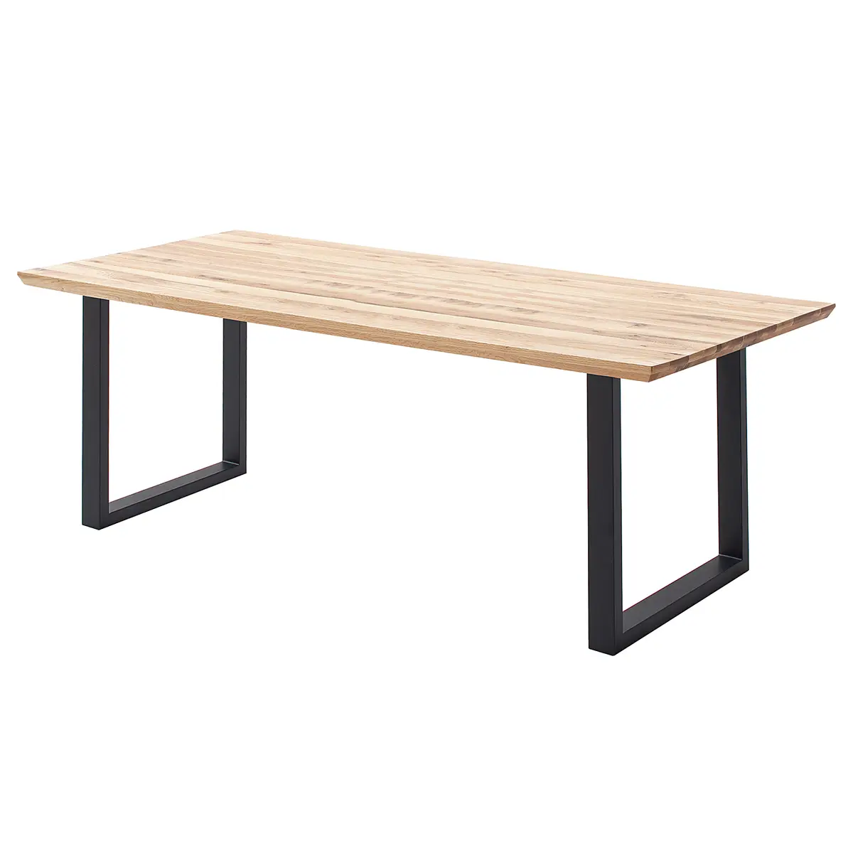 Tischplatte Woodham 200 x 100cm Braun | Braun