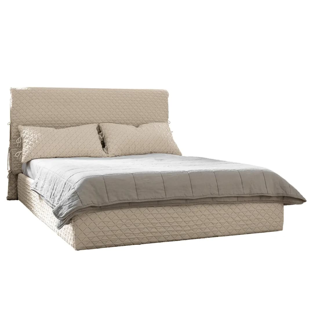 Polsterbett Sahalie | Beige