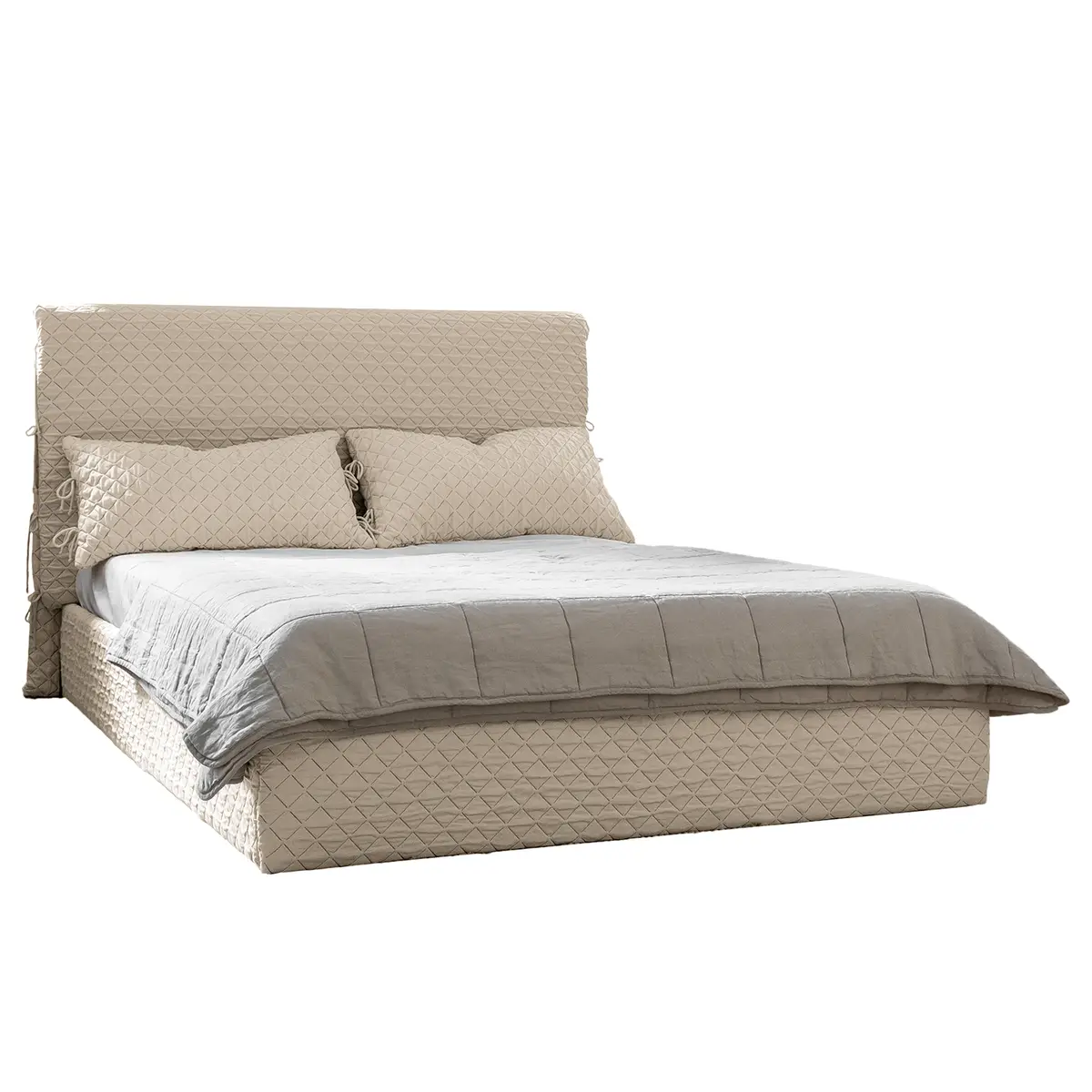 Polsterbett Sahalie | Beige