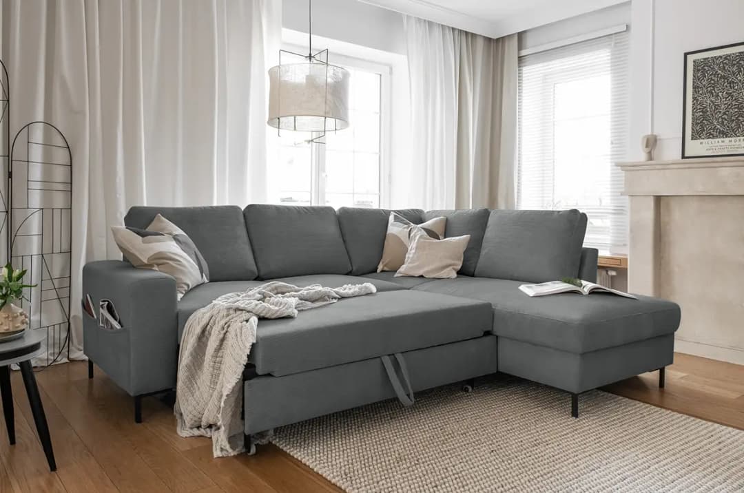 Ecksofa Onika | Grau