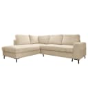 Ecksofa mit Ottomane Onika | Beige
