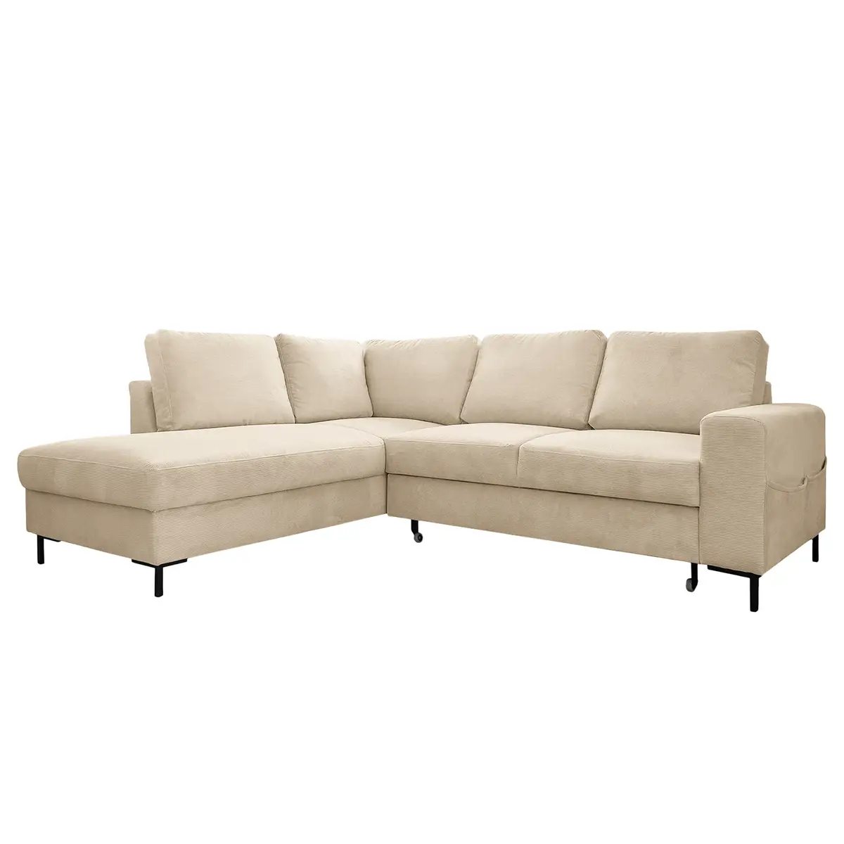 Ecksofa mit Ottomane Onika | Beige