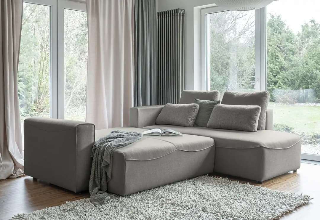 Ecksofa Ireu | Grau