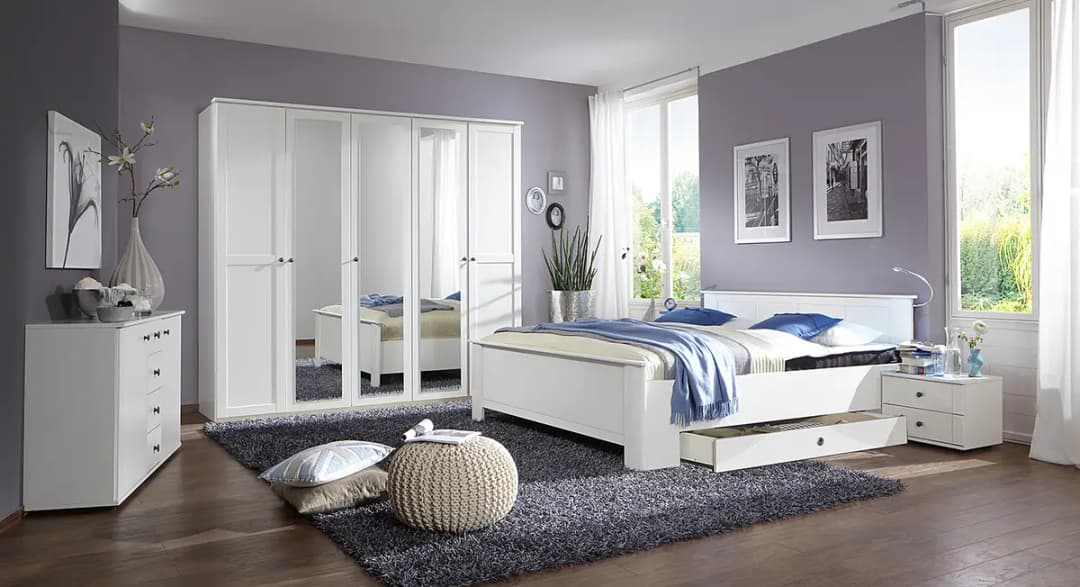 Nachtkommode Chalet | Weiß