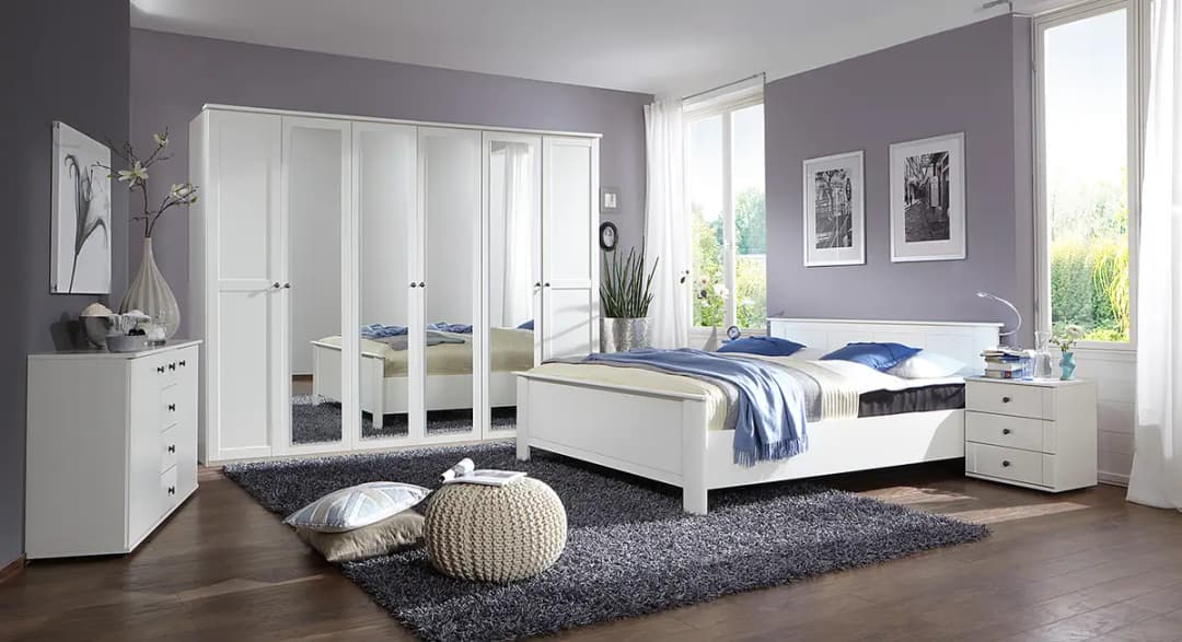 Nachtkommode Chalet | Weiß