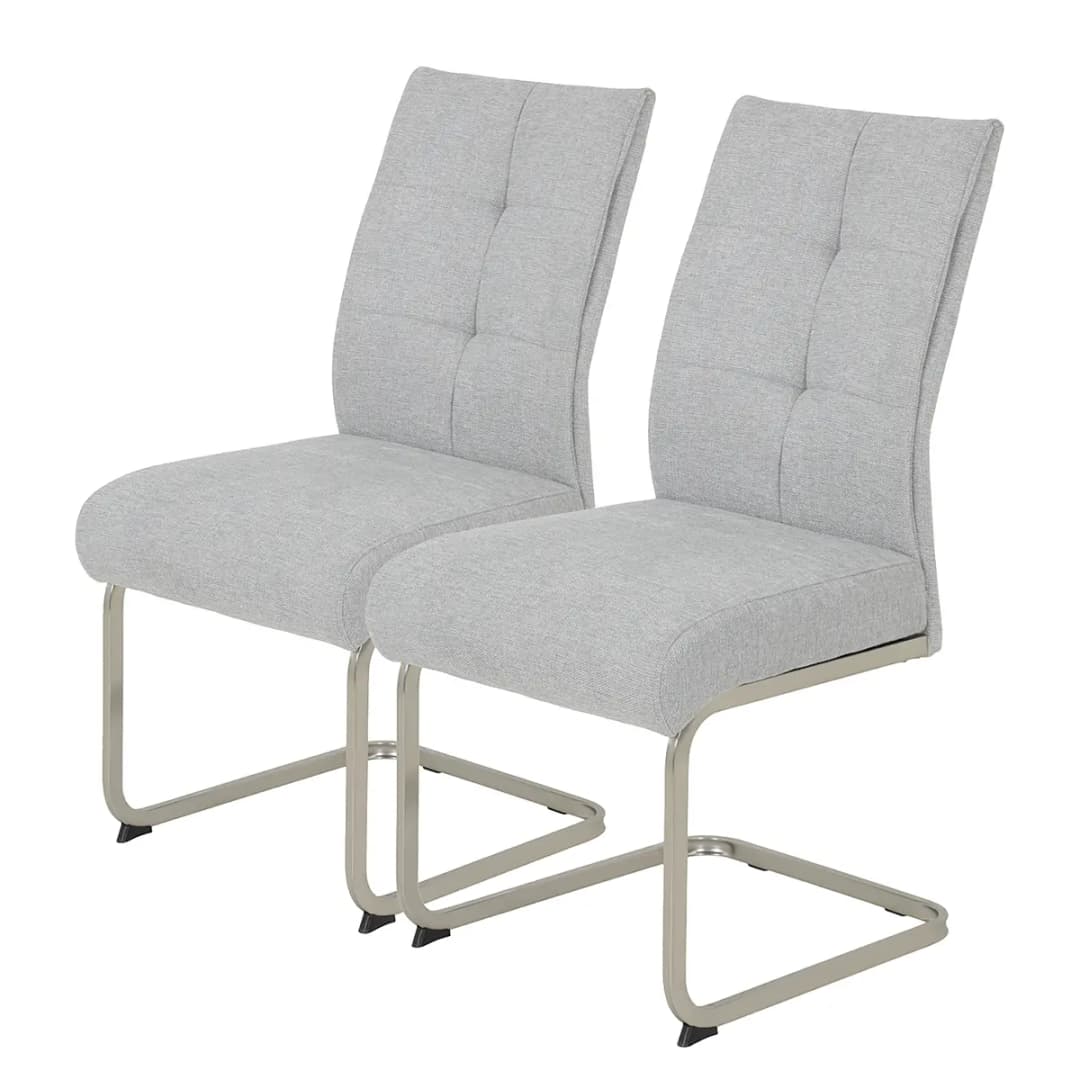 Freischwinger Melans 2er-Set | Grau