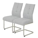 Freischwinger Melans 2er-Set | Grau