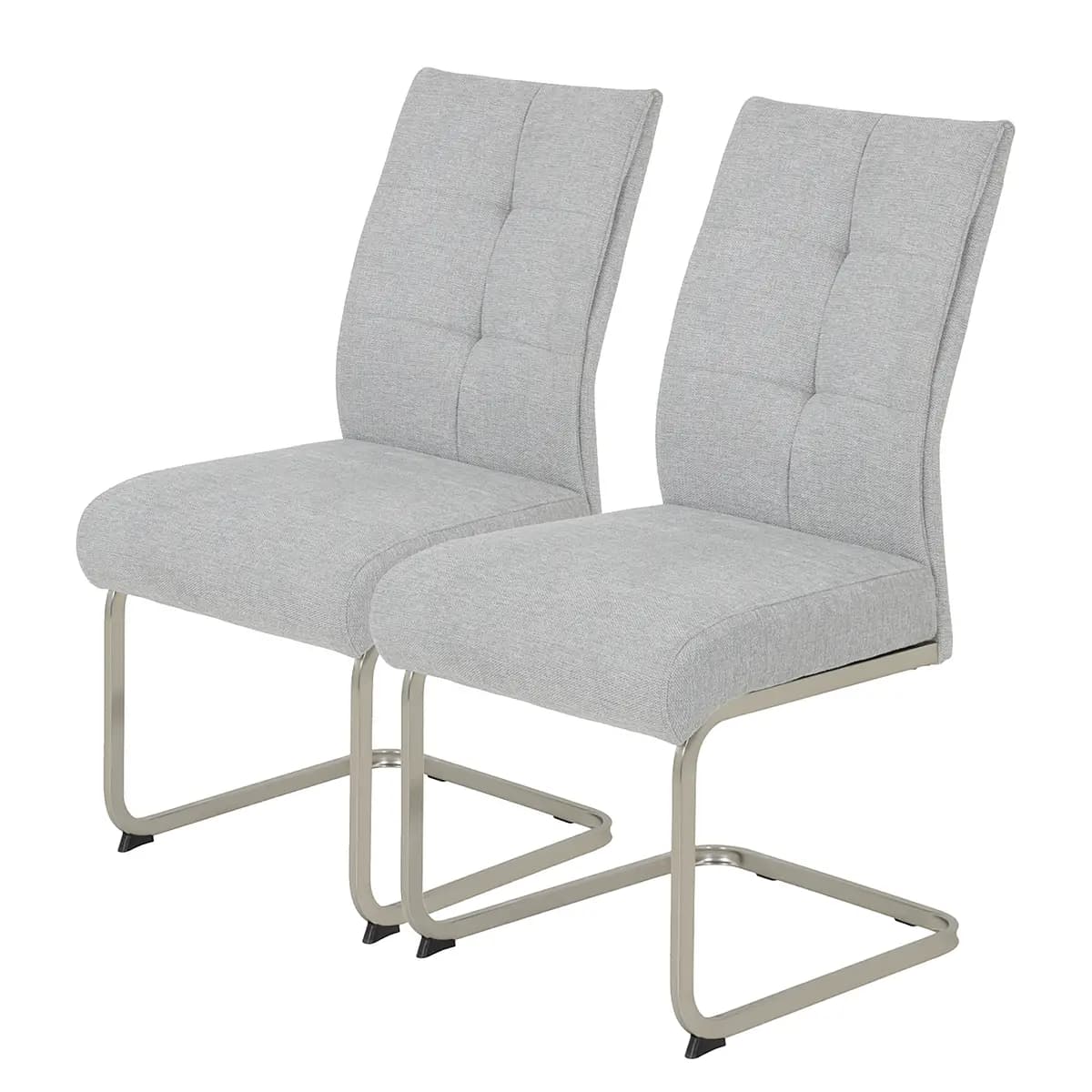 Freischwinger Melans 2er-Set | Grau
