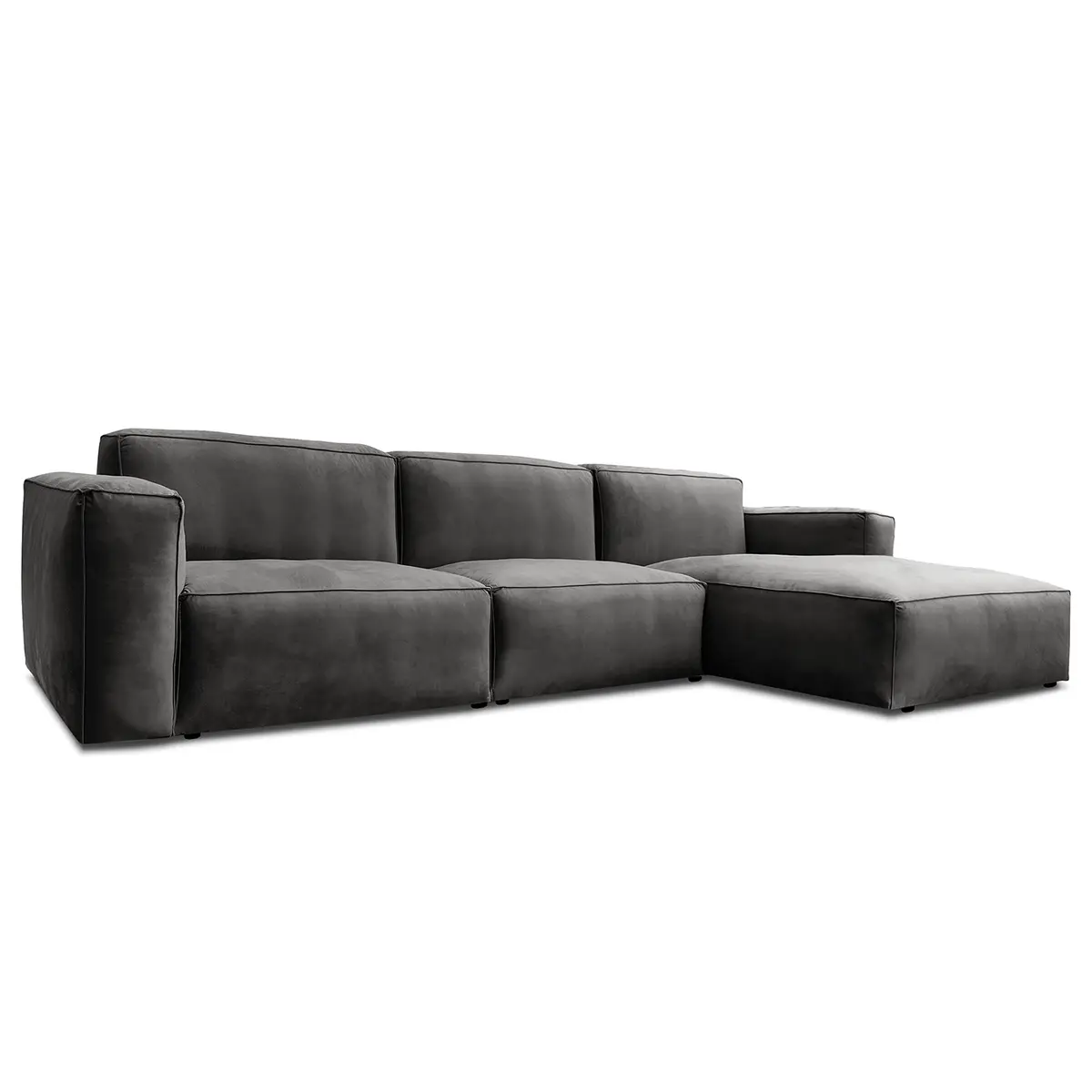 Ecksofa Ravi | Grau