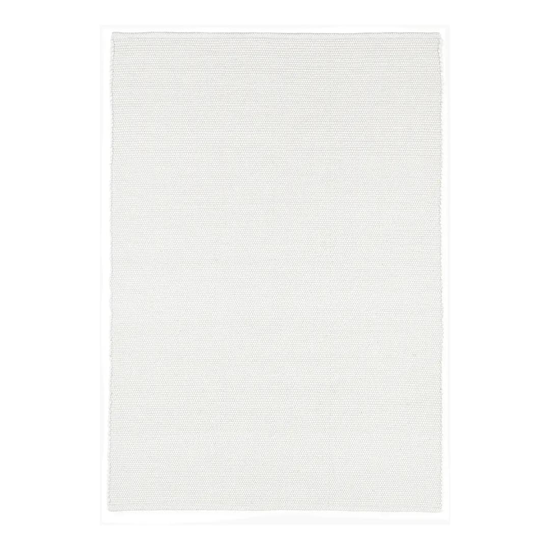 Wollteppich Alpen Weiß/Weiß 140 x 200cm | Weiß