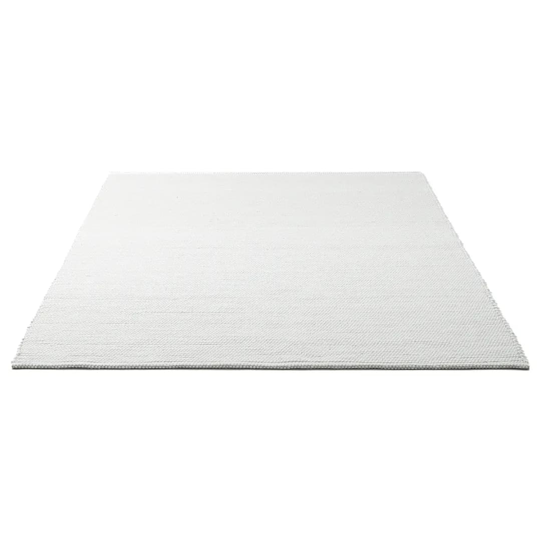 Wollteppich Alpen Weiß/Weiß 90 x 160cm | Weiß