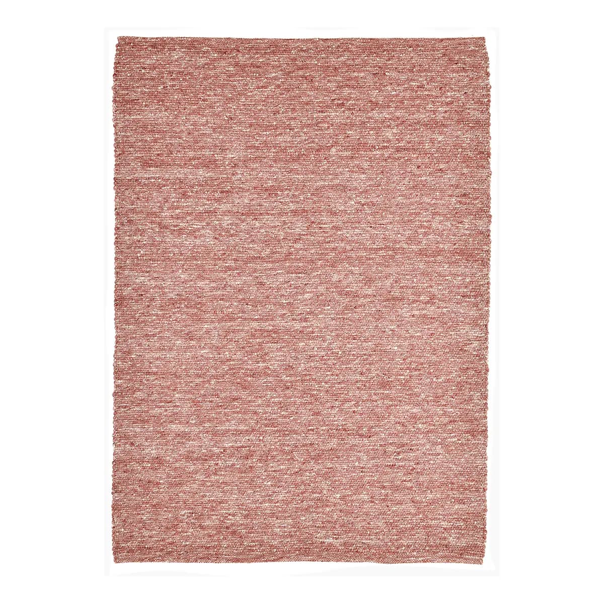 Wollteppich Alpen Rot/Rot 140 x 200cm Wolle | Rot