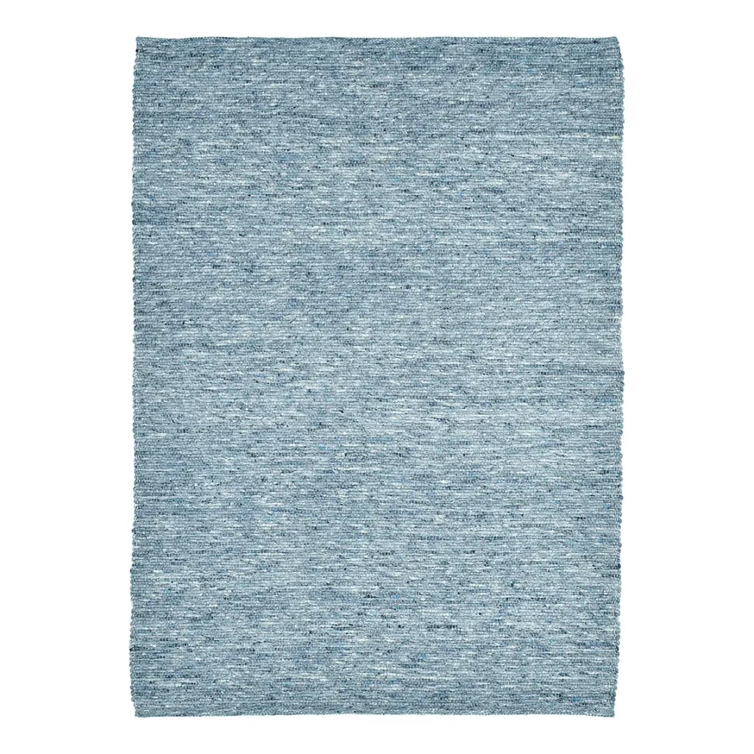 Wollteppich Alpen Blau/Blau 140 x 200cm Wolle | Blau