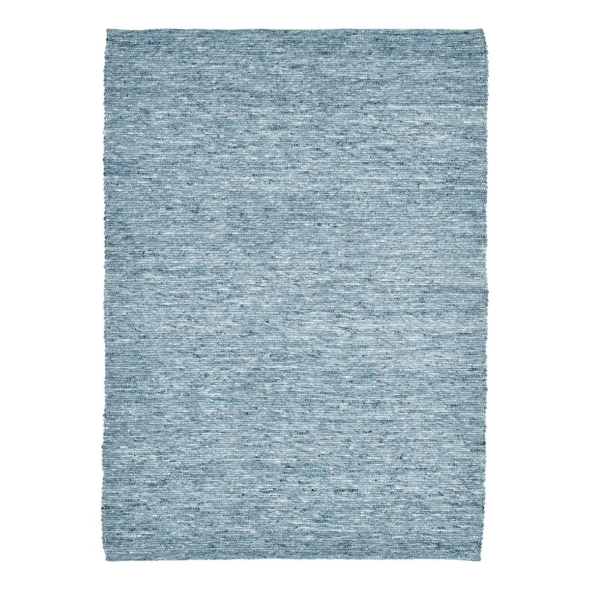 Wollteppich Alpen Blau/Blau 140 x 200cm Wolle | Blau