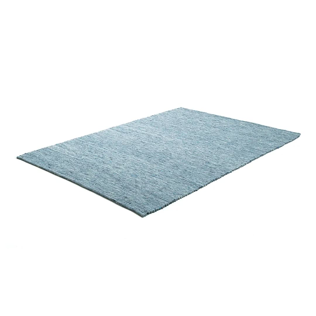 Wollteppich Alpen Blau/Blau 140 x 200cm Wolle | Blau