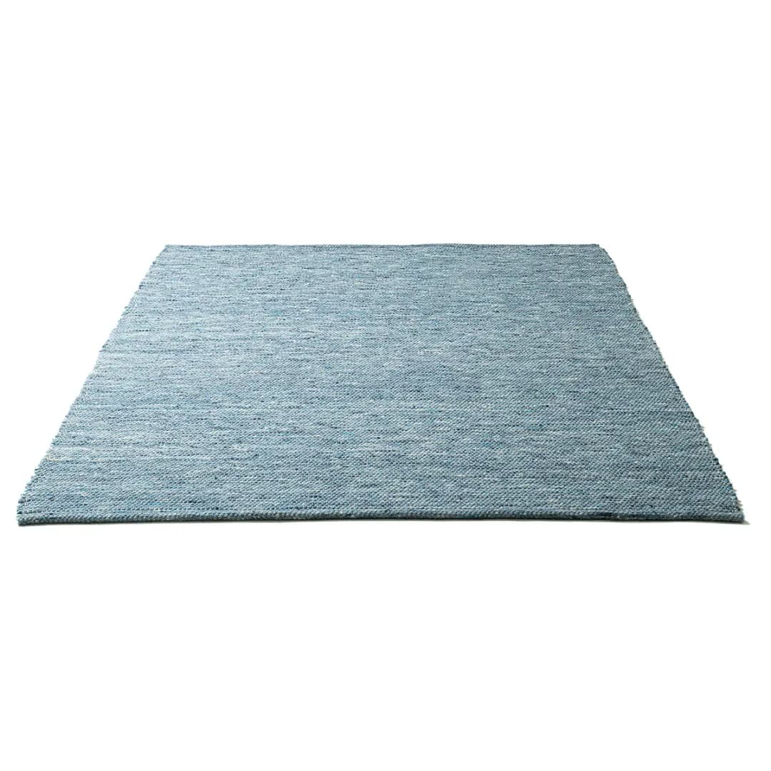 Wollteppich Alpen Blau/Blau 140 x 200cm Wolle | Blau
